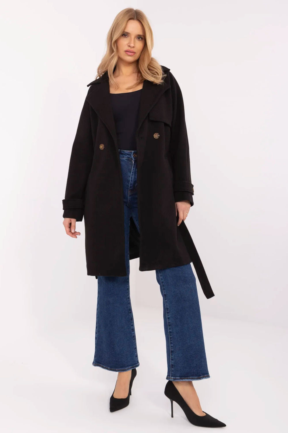 Manteau femme Och Bella — noir
