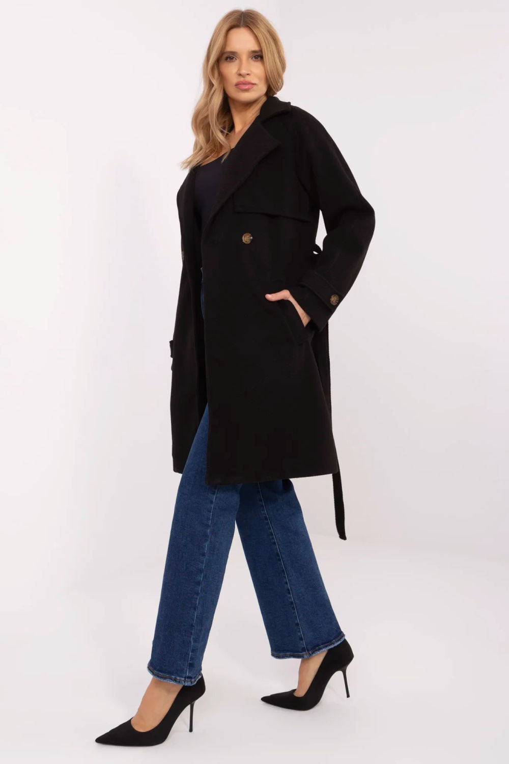 Manteau femme Och Bella — noir
