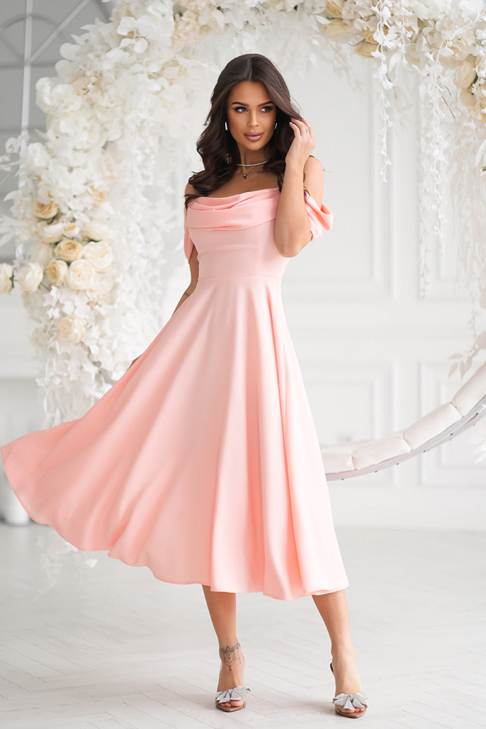 Robe femme Bicotone De Soirée De — rosé