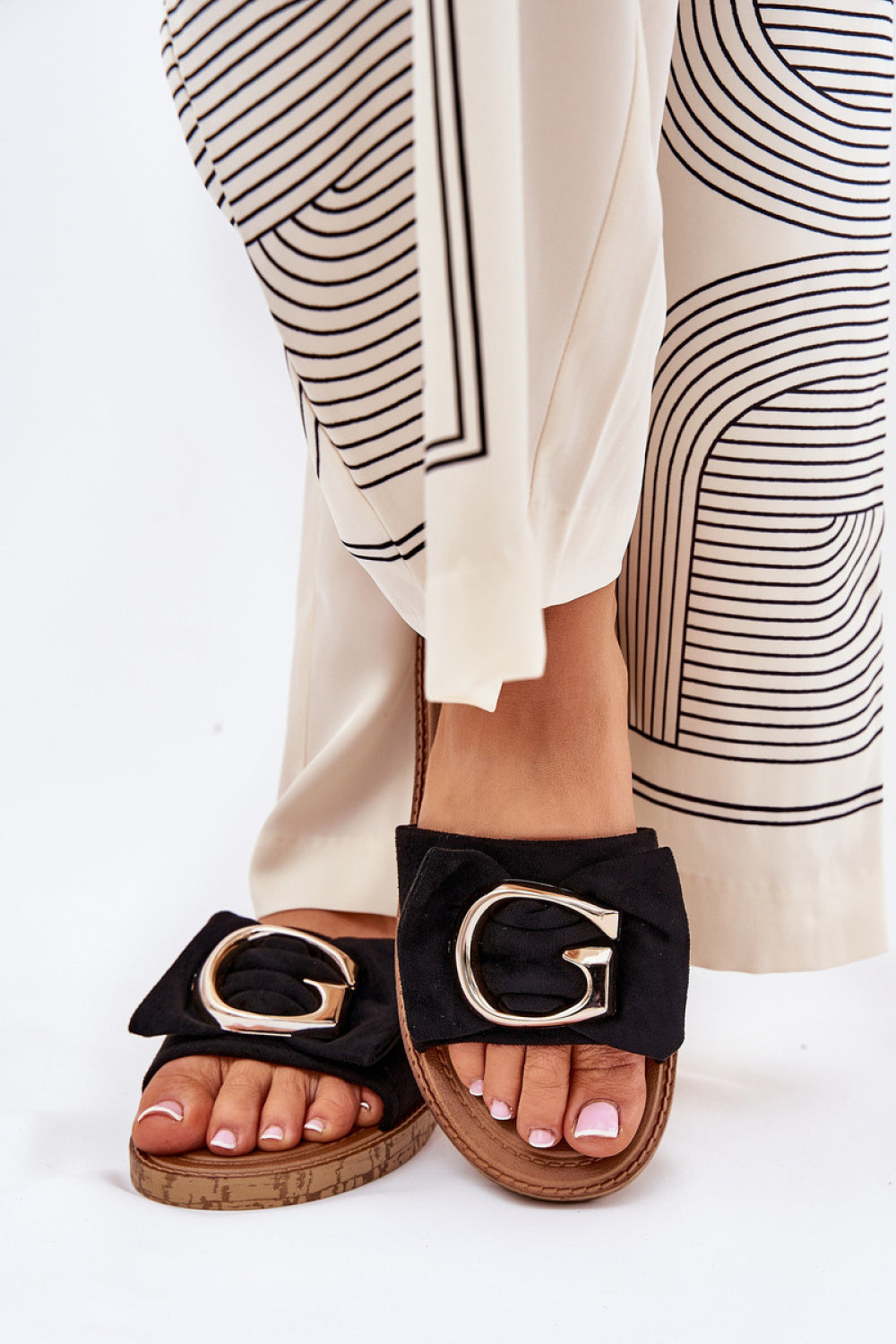 Sandales femme Step in style Clacquettes Clacquettes — noir