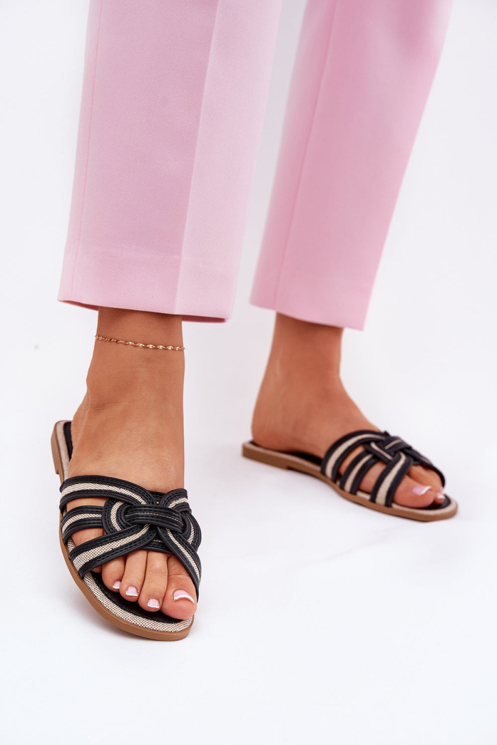 Sandales femme Step in style Clacquettes Clacquettes — noir