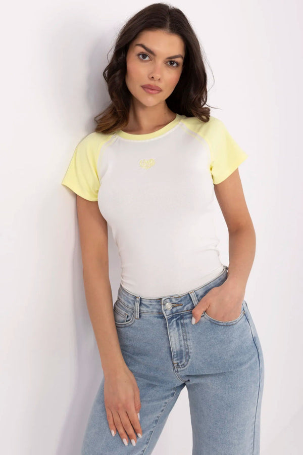Blouse femme NM T Shirt T — jaune