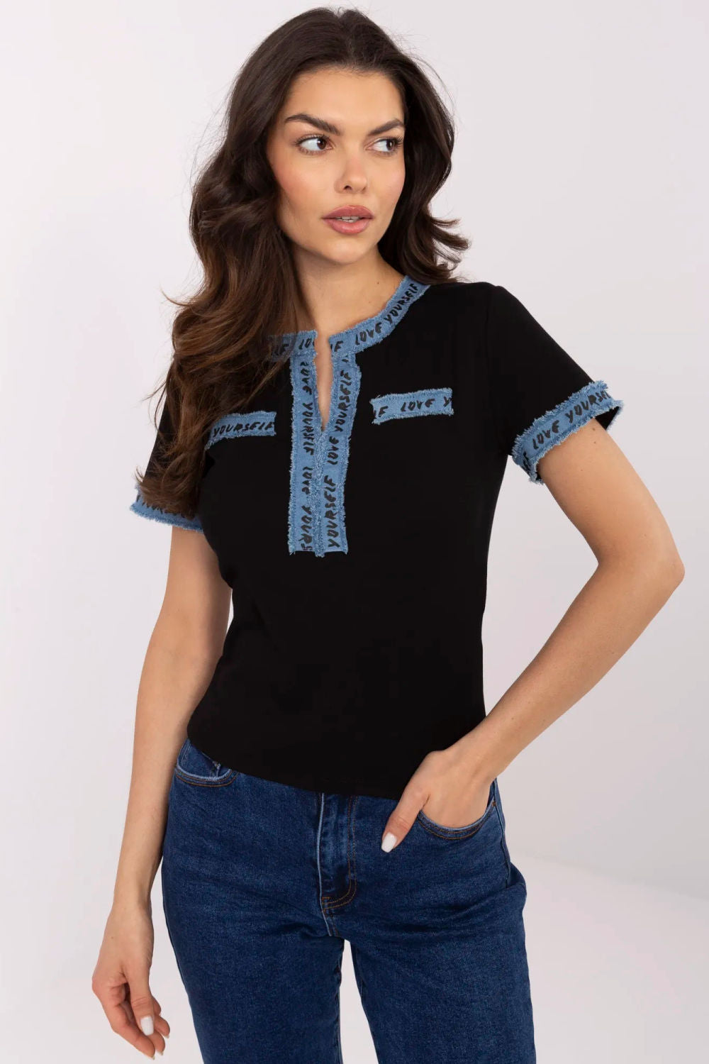 Blouse femme NM T Shirt T — noir