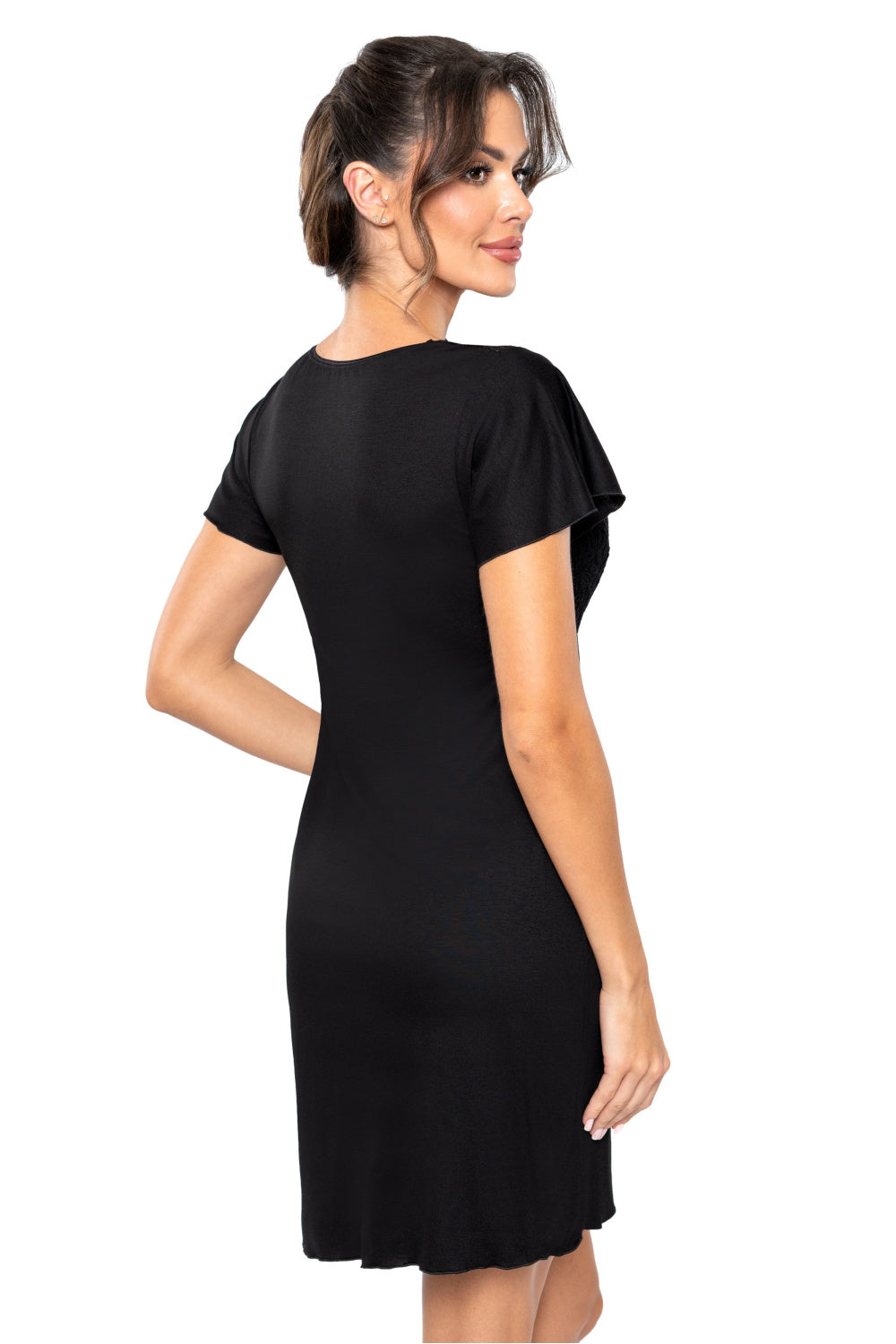 Nuisette femme Donna Chemise De Nuit — noir