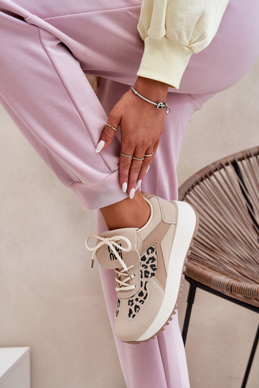 Baskets femme Step in style À Plateforme À — beige