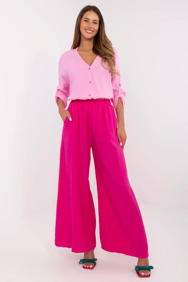 Chaussures à talons femme Italy Moda Pantalon Pantalon — rosé