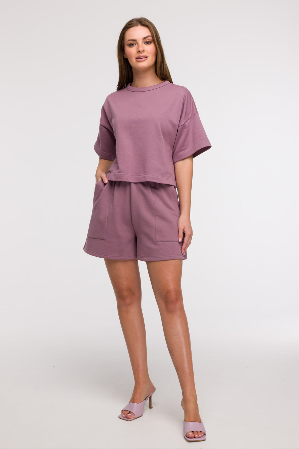 T-shirt femme BeWear Sweatshirt Sweatshirt — violet
