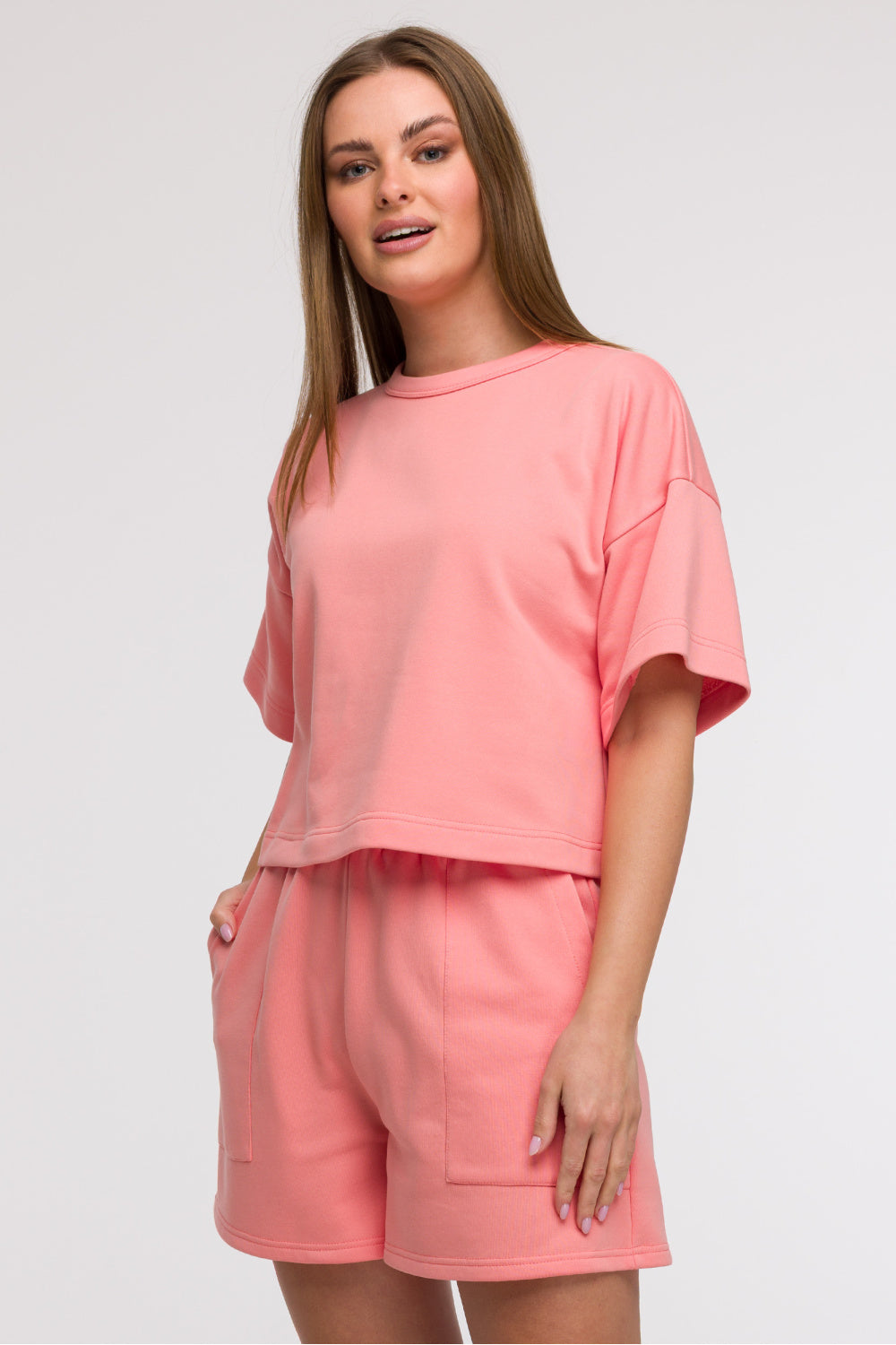 T-shirt femme BeWear Sweatshirt Sweatshirt — rosé