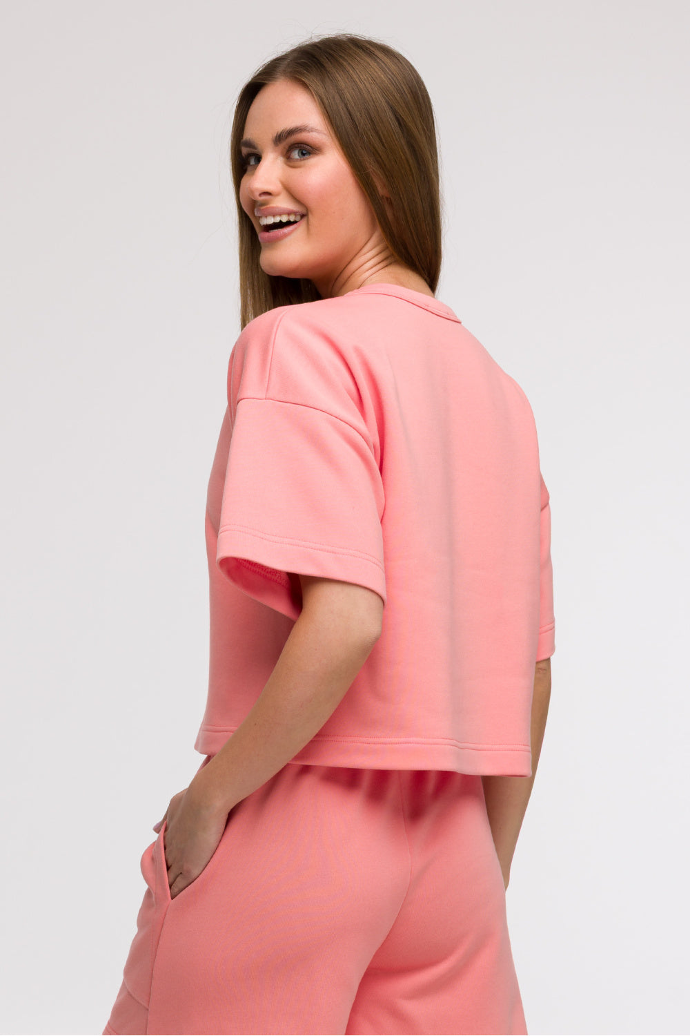T-shirt femme BeWear Sweatshirt Sweatshirt — rosé