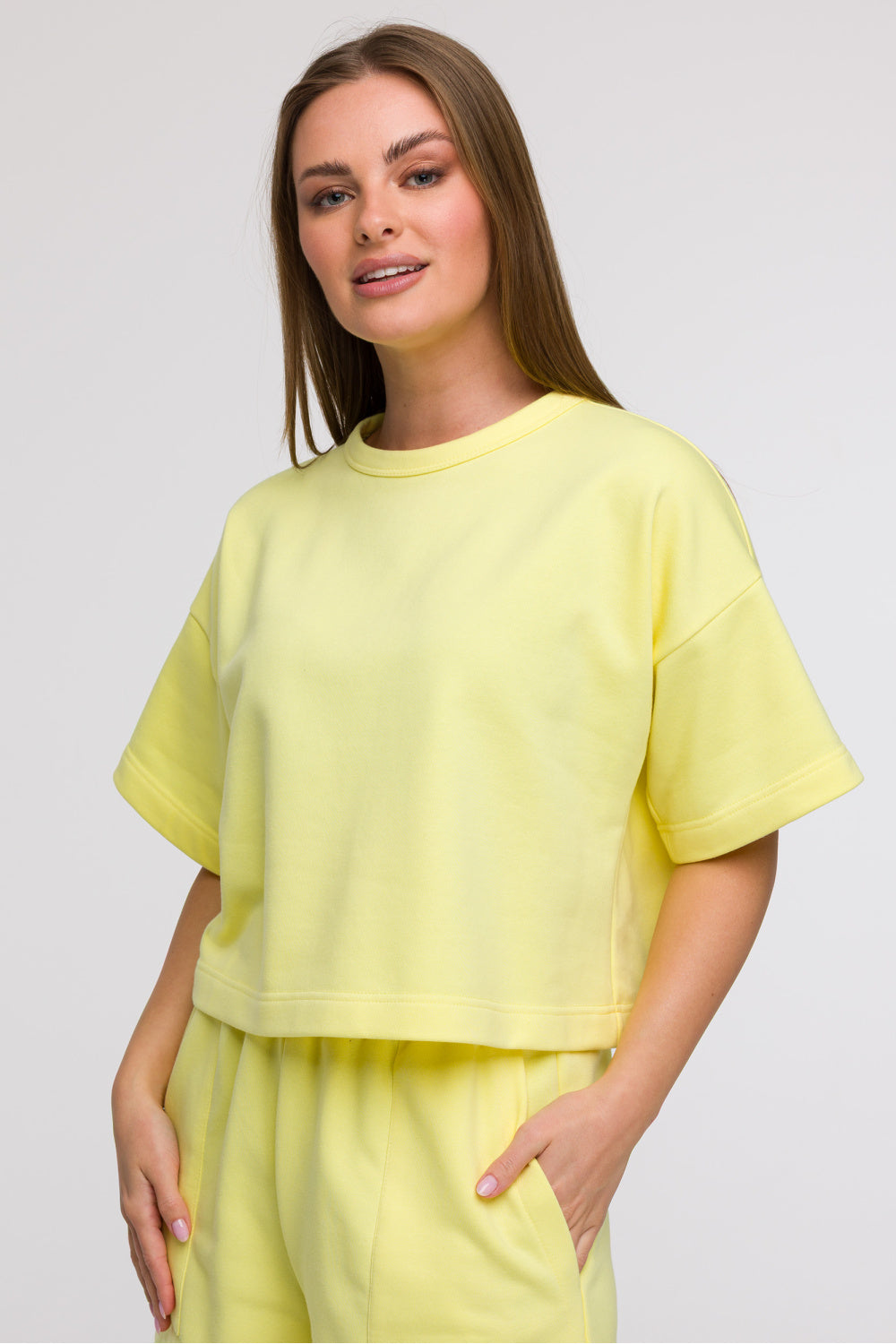 T-shirt femme BeWear Sweatshirt Sweatshirt — jaune