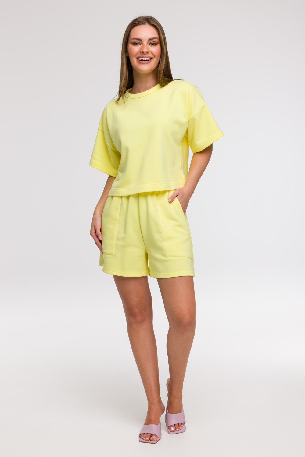 T-shirt femme BeWear Sweatshirt Sweatshirt — jaune