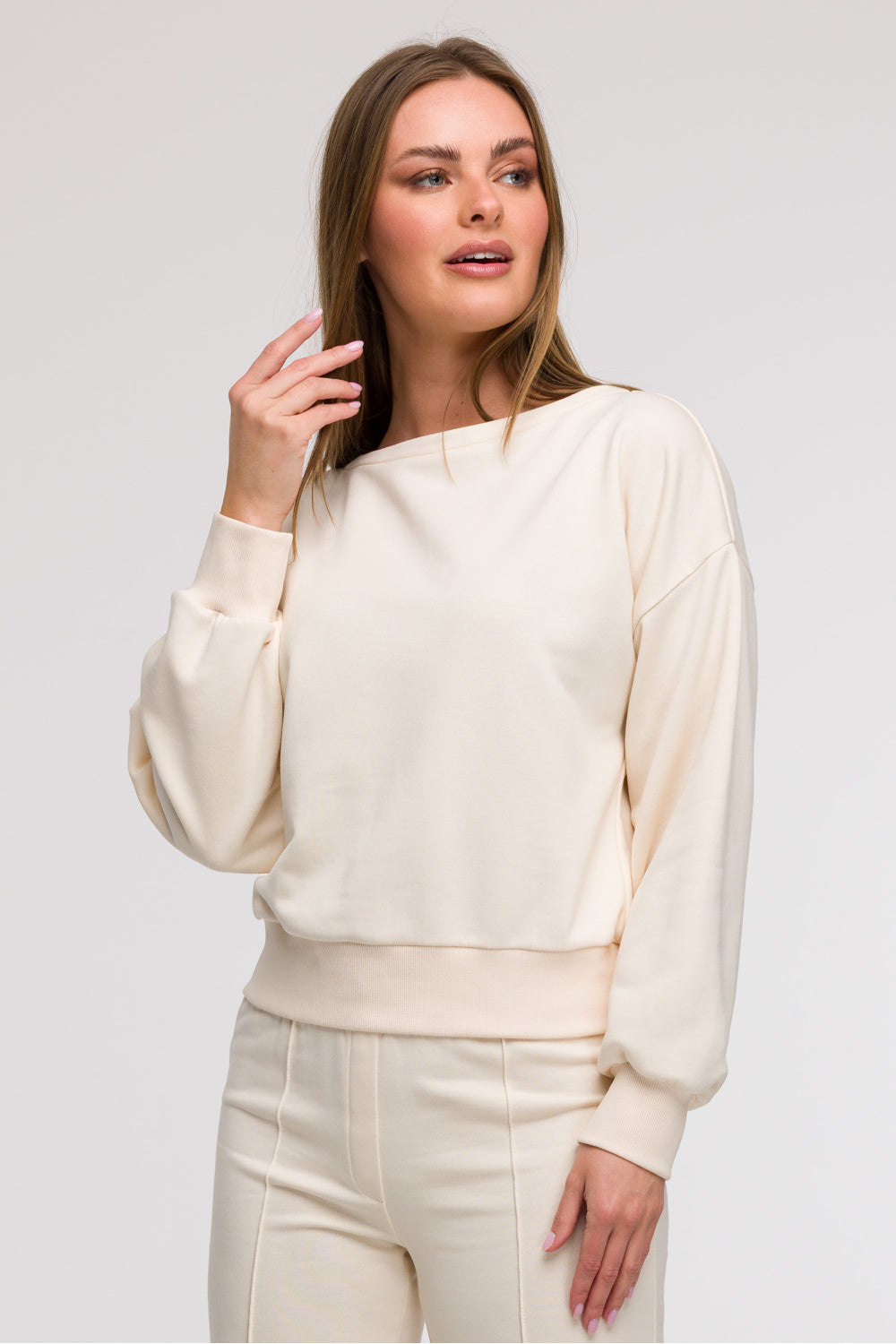 T-shirt femme BeWear Sweatshirt Sweatshirt — beige