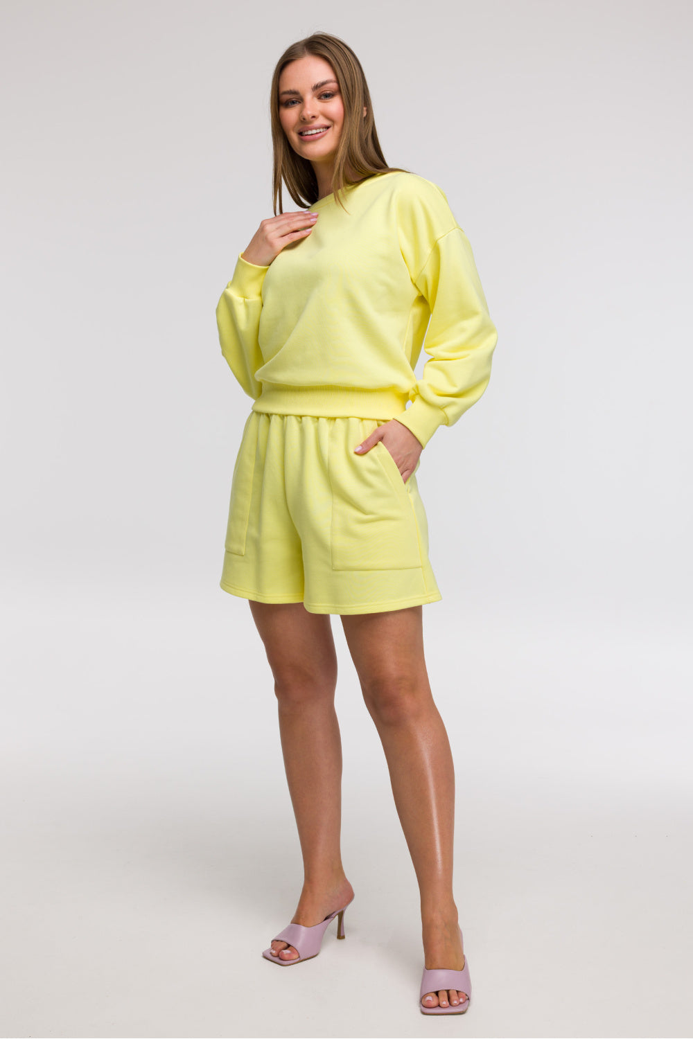 T-shirt femme BeWear Sweatshirt Sweatshirt — jaune