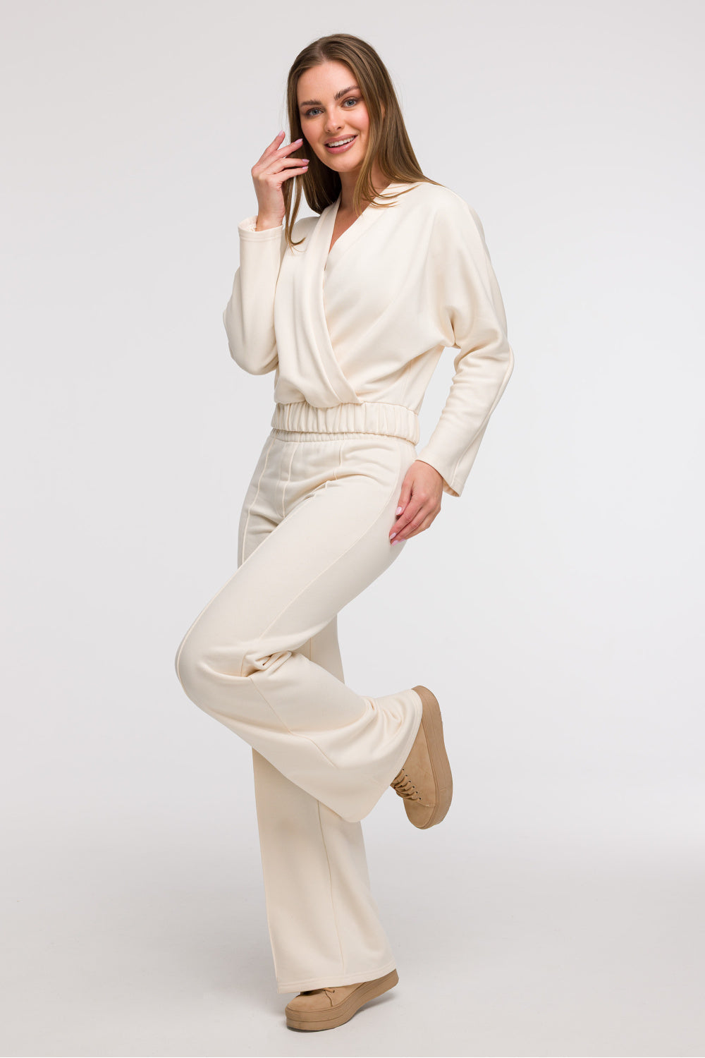 T-shirt femme BeWear Sweatshirt Sweatshirt — beige