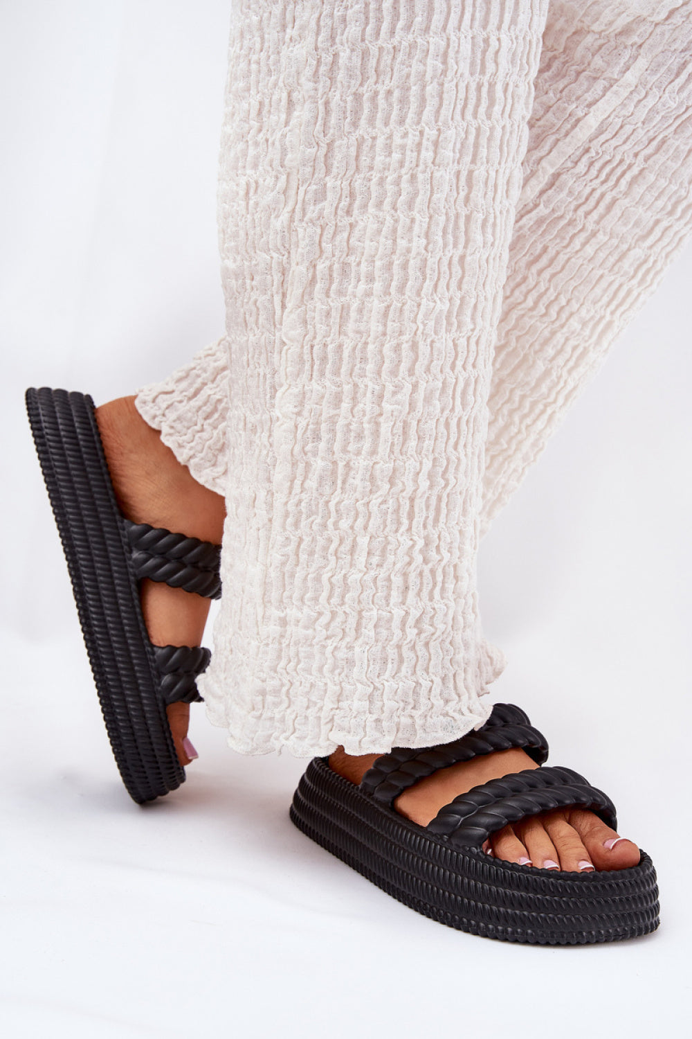 Sandales femme Step in style À Plateforme À — noir