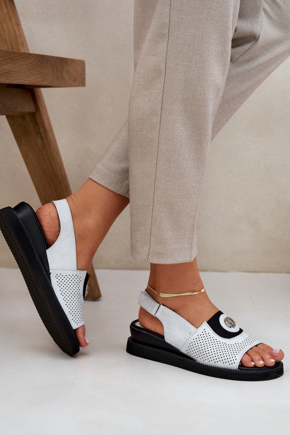 Sandales femme Step in style Cothurnes Cothurnes — gris