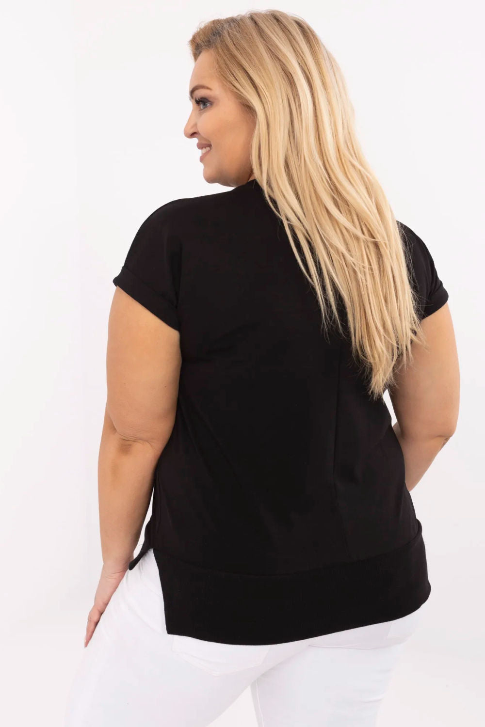 Chemisier grande taille femme Relevance — noir