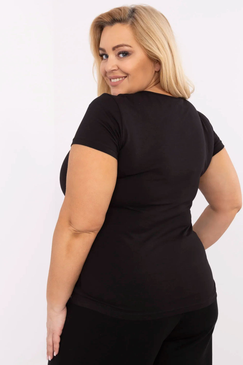 T-shirt femme Relevance Plus Size Plus — noir