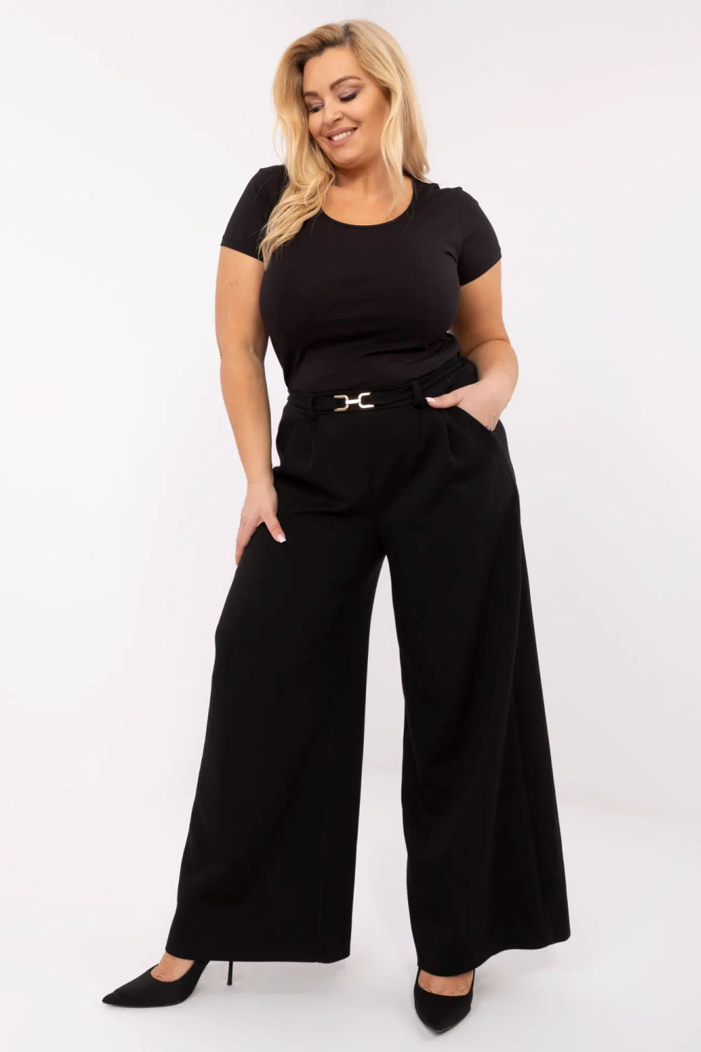 T-shirt femme Relevance Plus Size Plus — noir