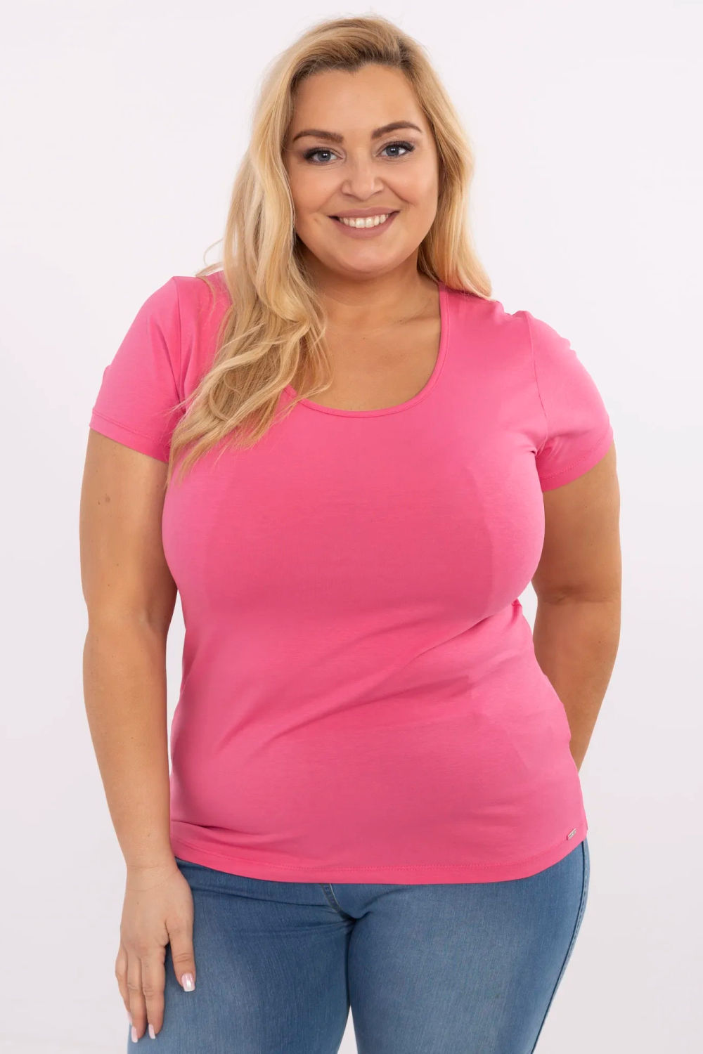 T-shirt femme Relevance Plus Size Plus — rosé