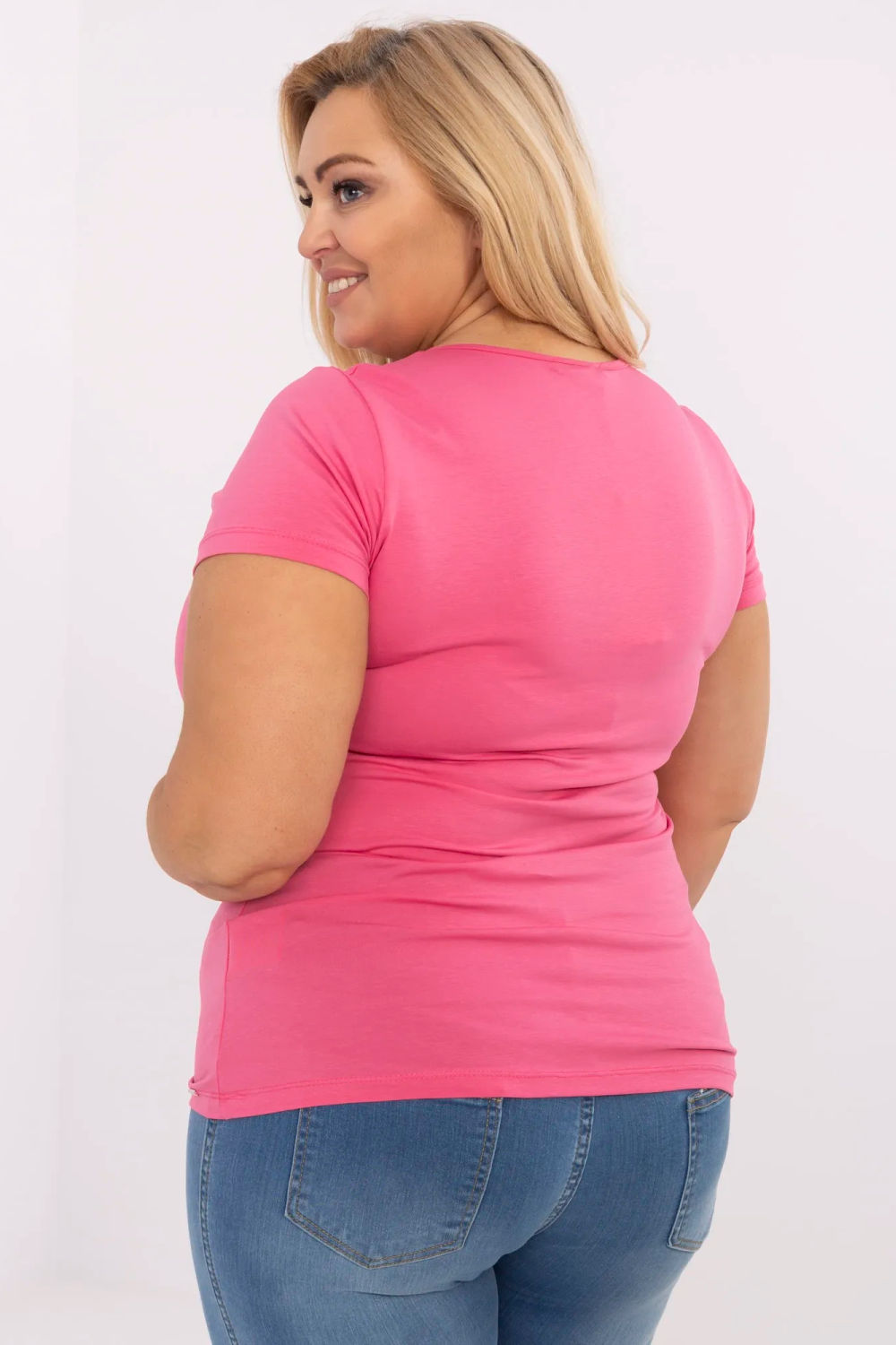 T-shirt femme Relevance Plus Size Plus — rosé
