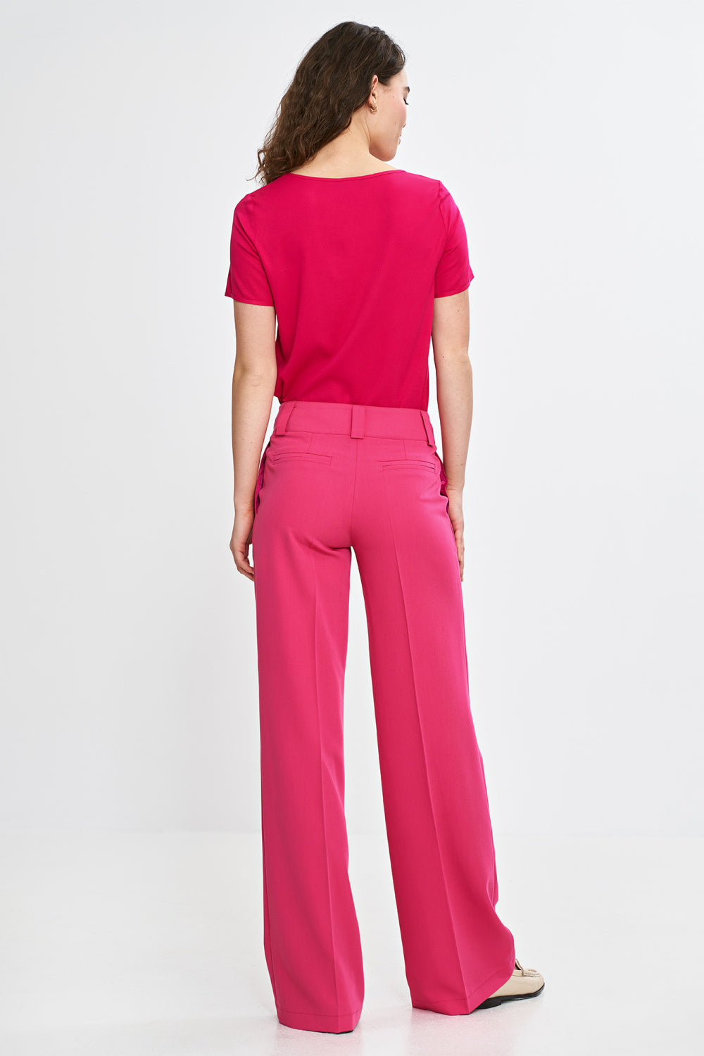 Chaussures à talons femme Nife Pantalon Long Pantalon — rosé