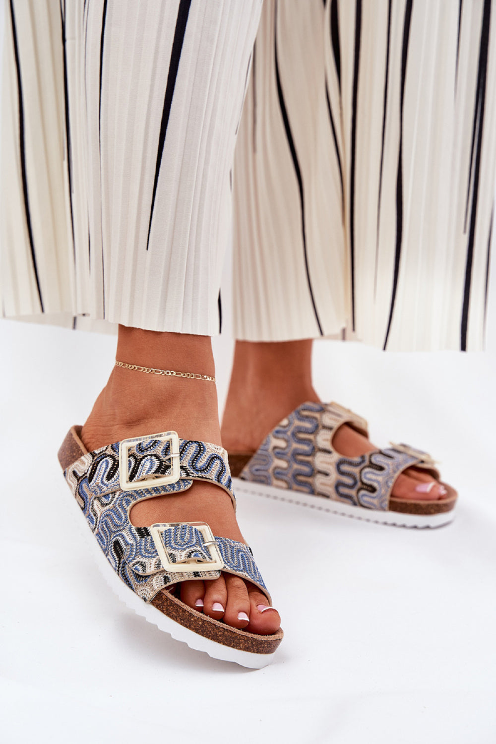 Sandales femme Step in style Clacquettes Clacquettes — beige
