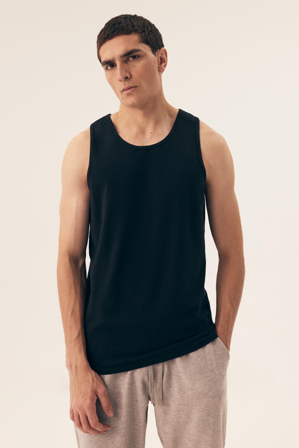 T-shirt homme Henderson Debardeur Debardeur — noir