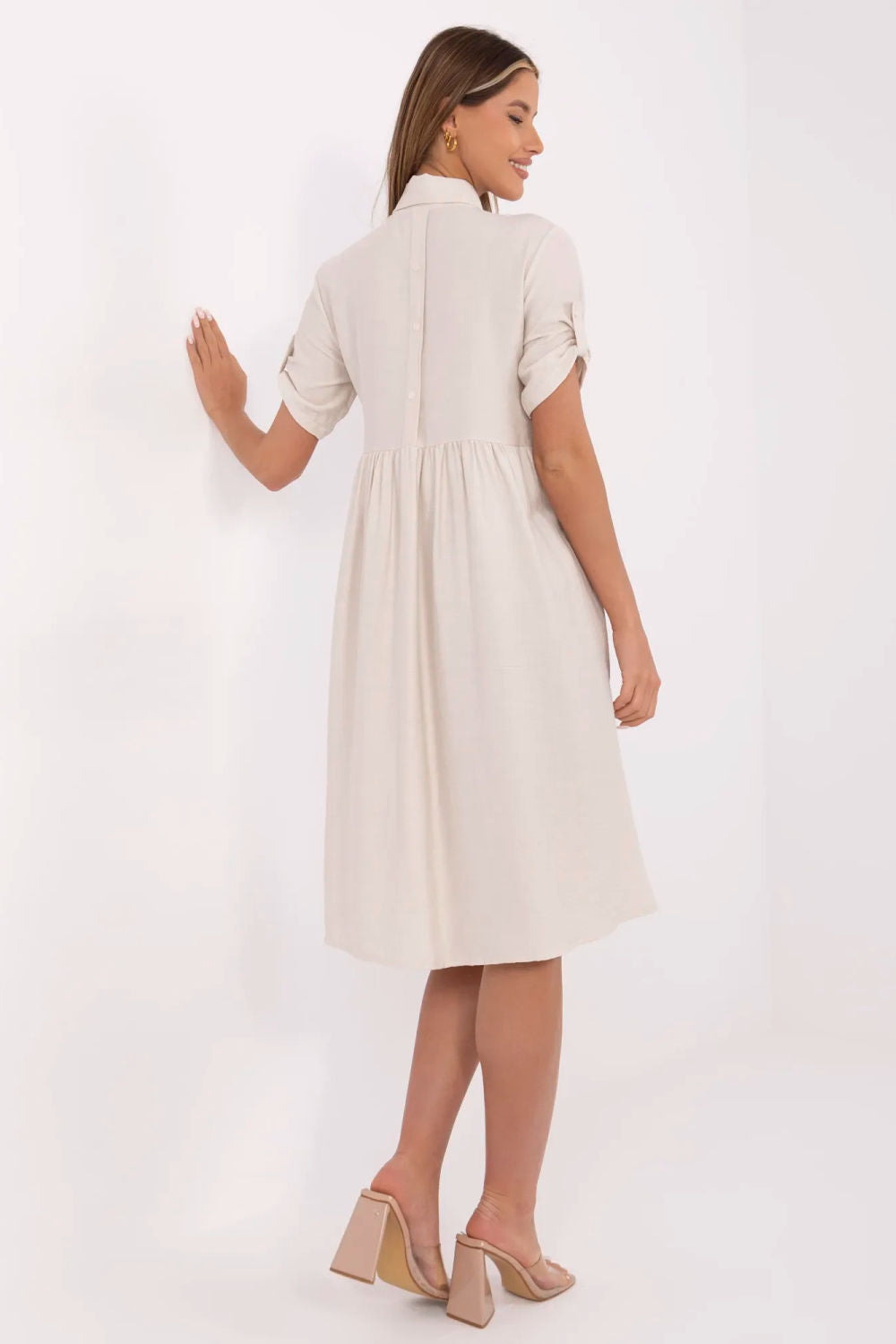 Robe femme Italy Moda De Jour De — beige