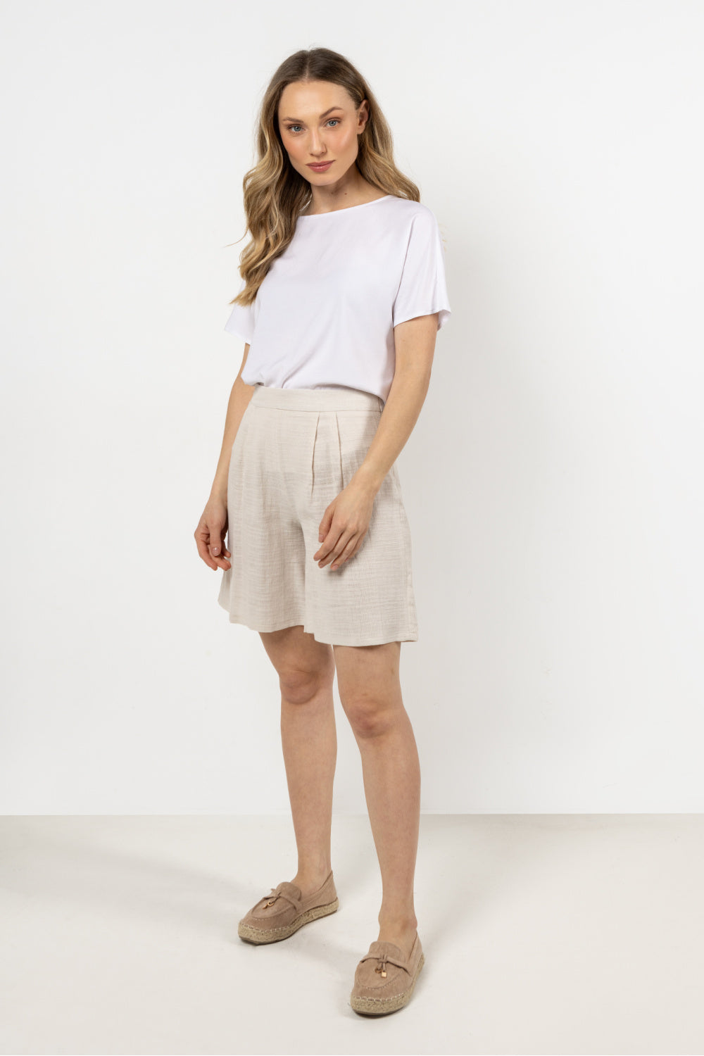 Chaussures à talons femme awama Shorts Shorts — beige
