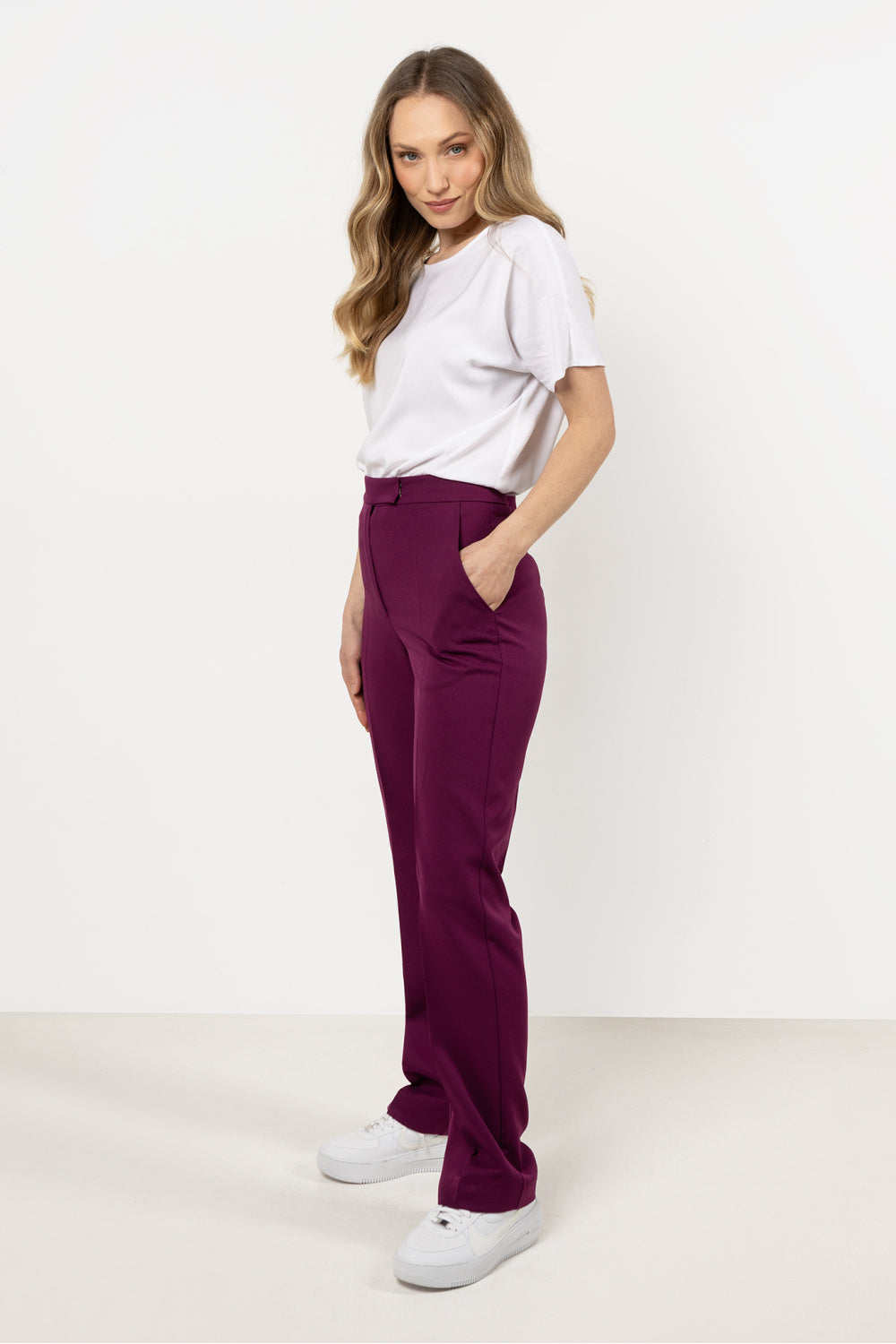 Chaussures à talons femme awama Pantalon Pantalon — violet