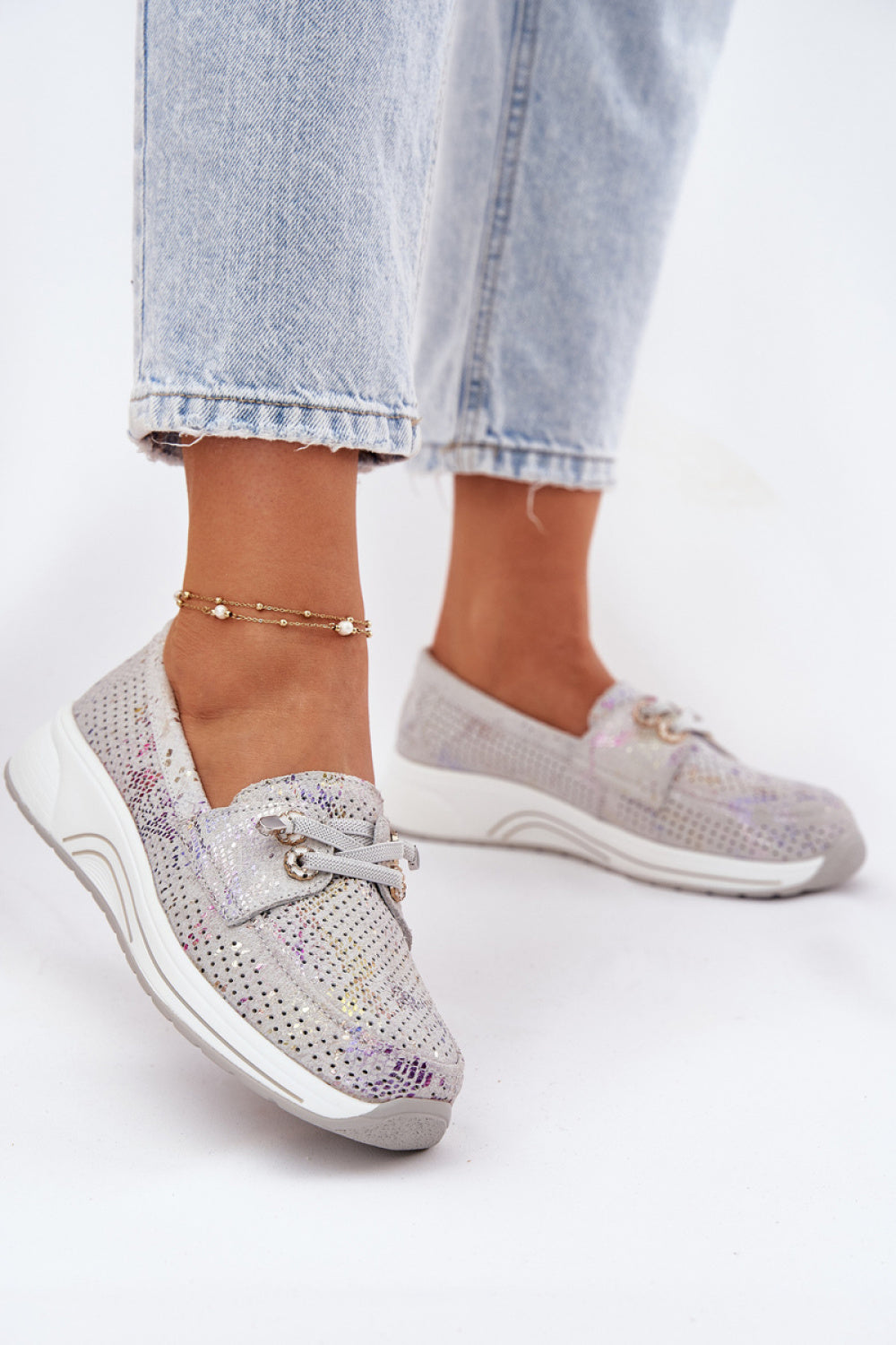 Bottes femme Step in style Chaussures Basses Chaussures — gris