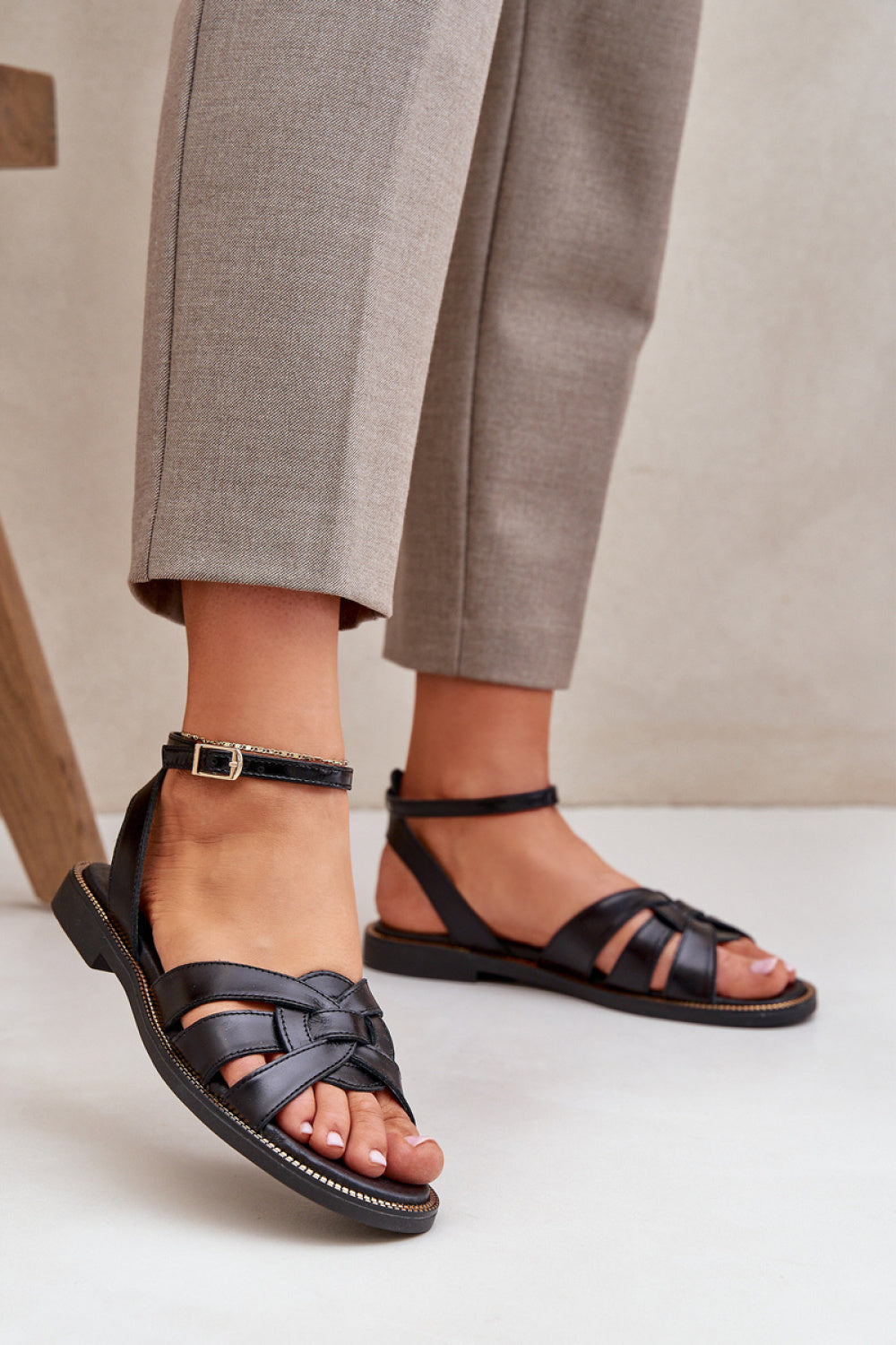 Sandales femme Step in style — noir