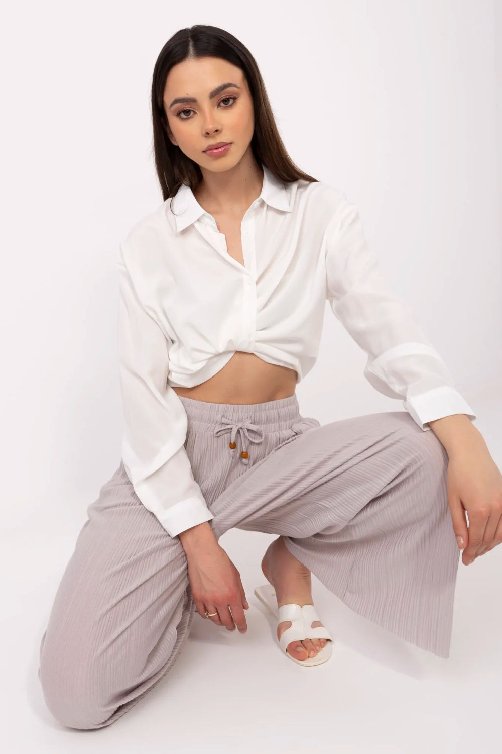 Chaussures à talons femme Sublevel Pantalon Pantalon — beige