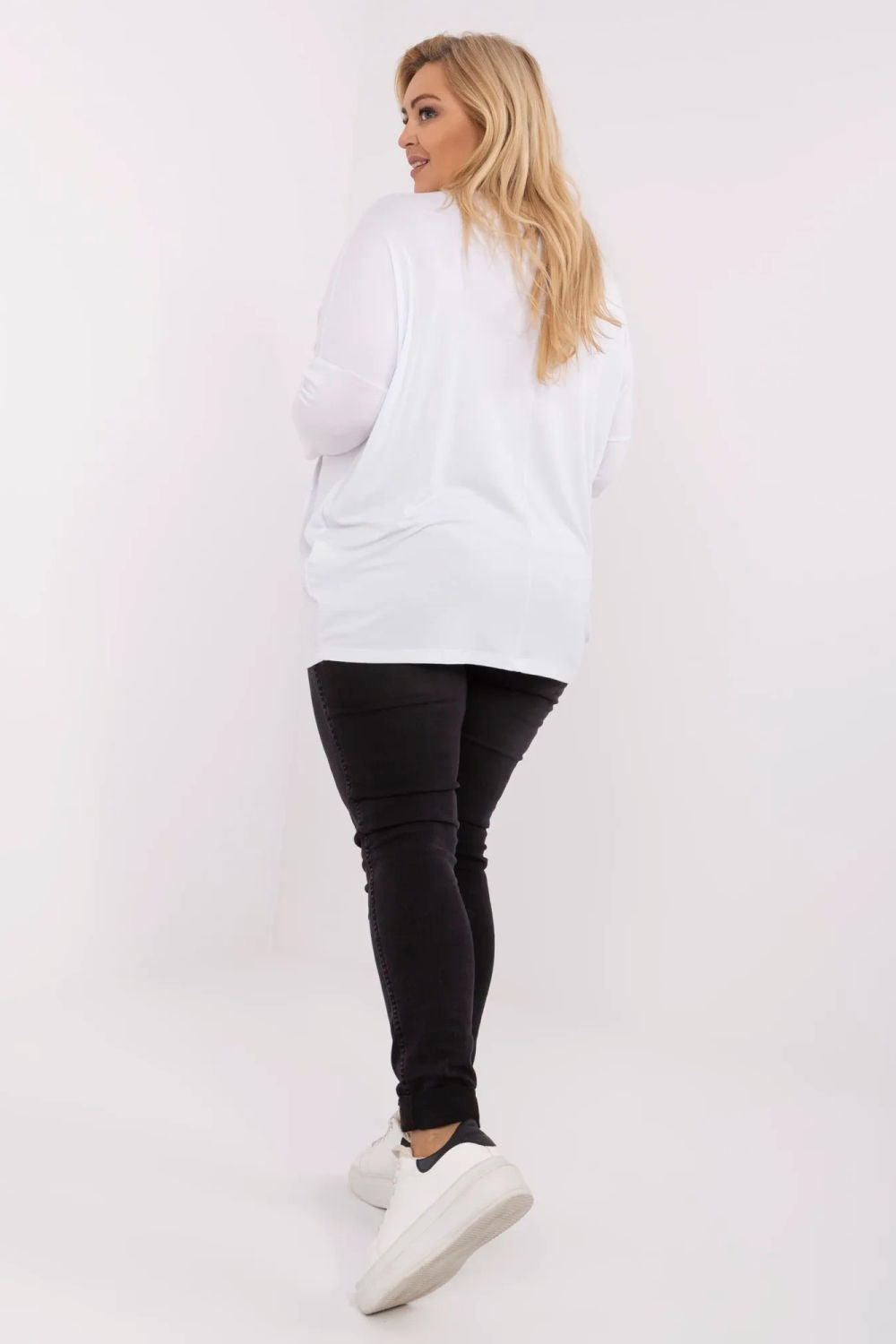Chemisier grande taille femme Relevance — blanc