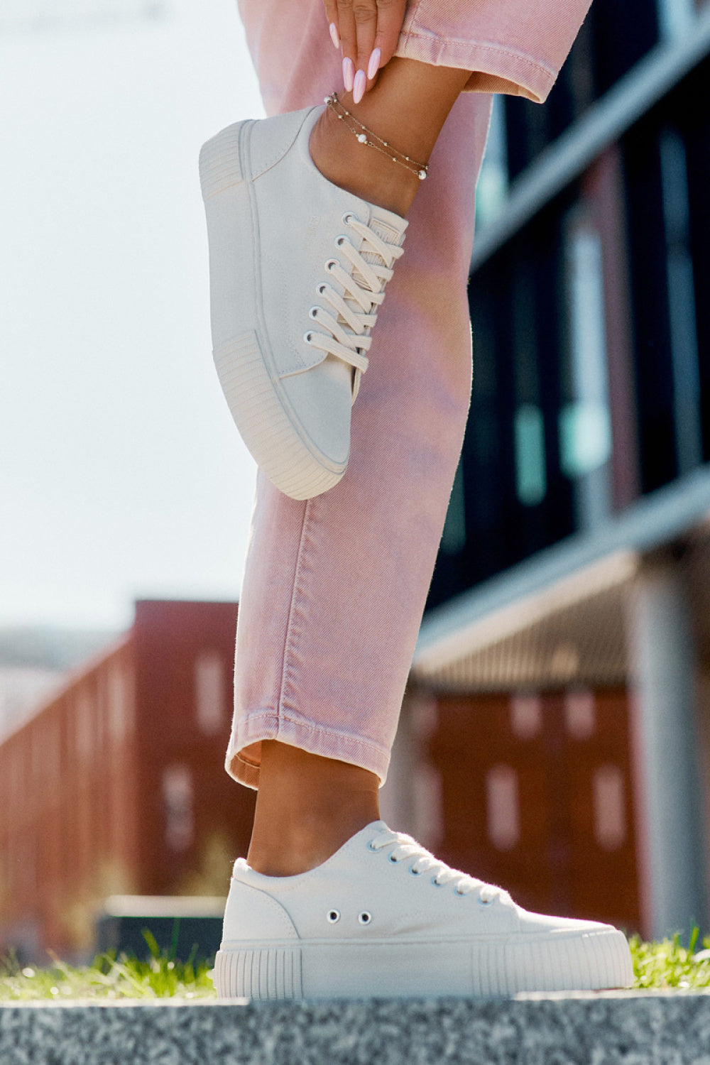 Baskets femme Step in style À Plateforme À — beige