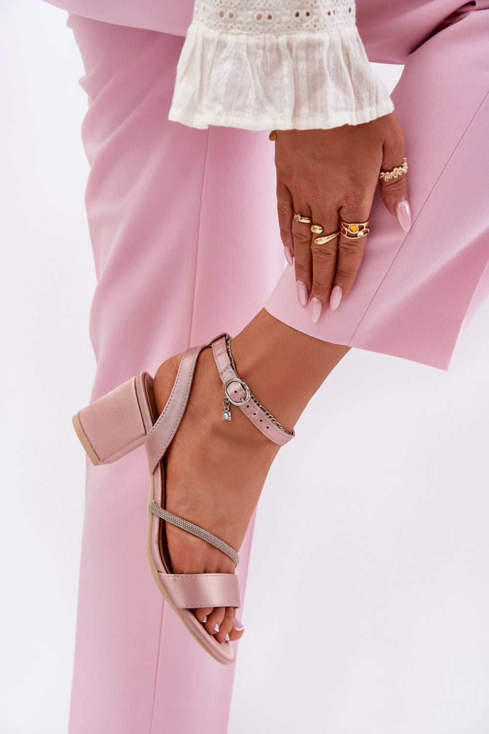 Sandales femme Step in style À Talons À — rosé