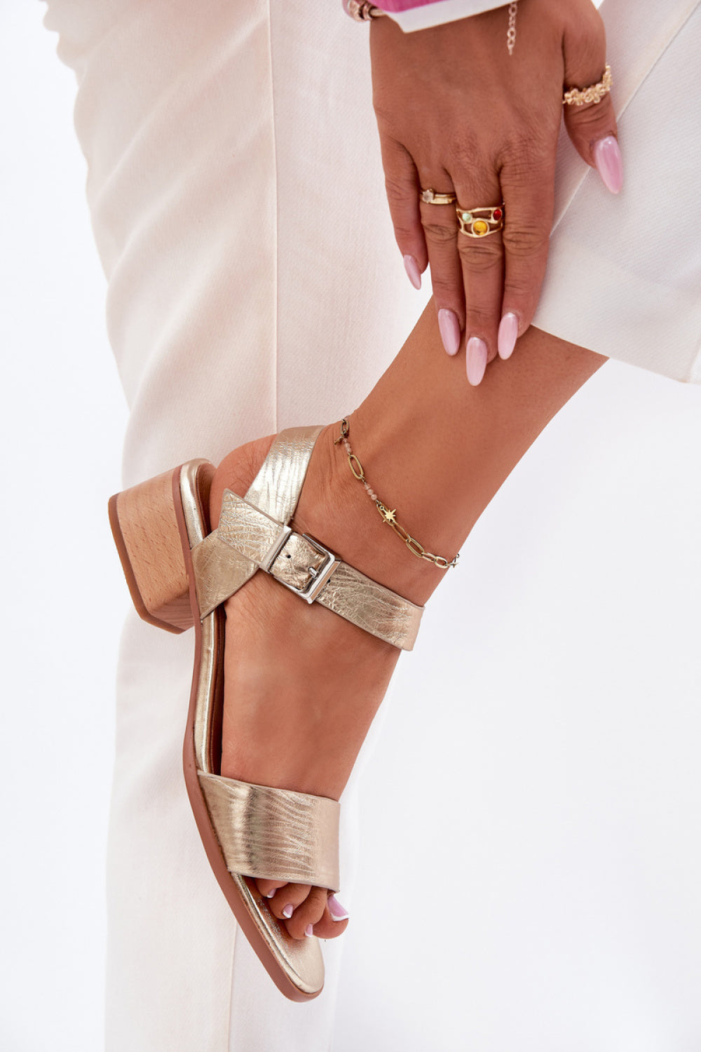 Sandales femme Step in style À Talons À — jaune