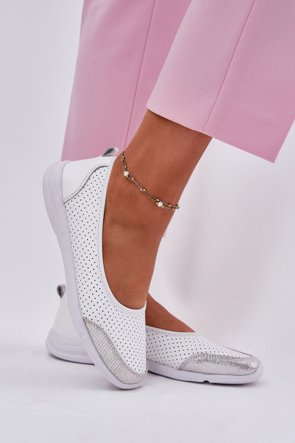 Ballerine femme Step in style — blanc
