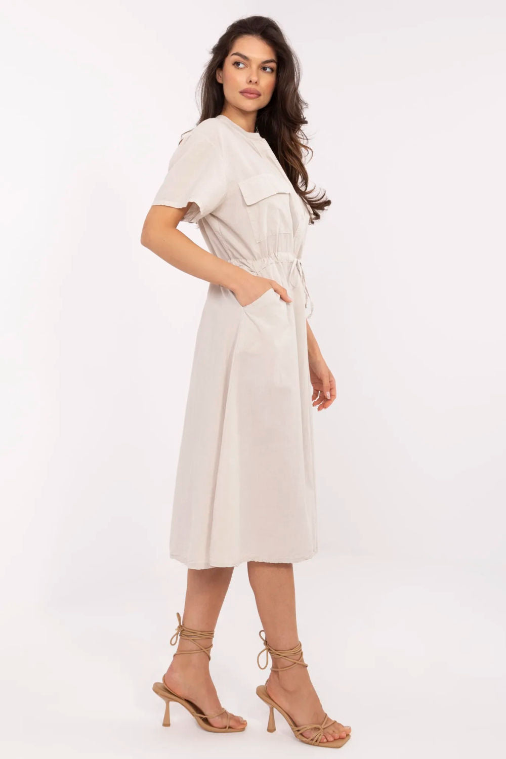 Robe femme Italy Moda De Jour De — beige