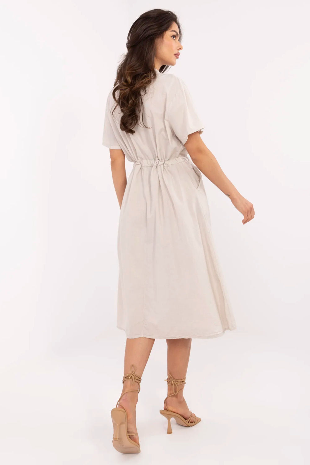 Robe femme Italy Moda De Jour De — beige