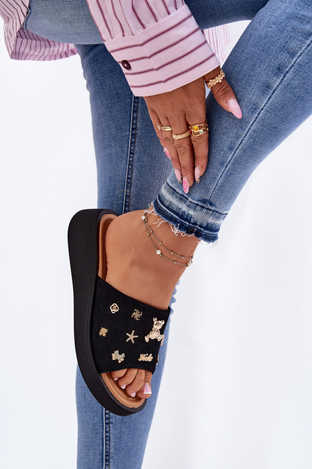 Sandales femme Step in style À Plateforme À — noir