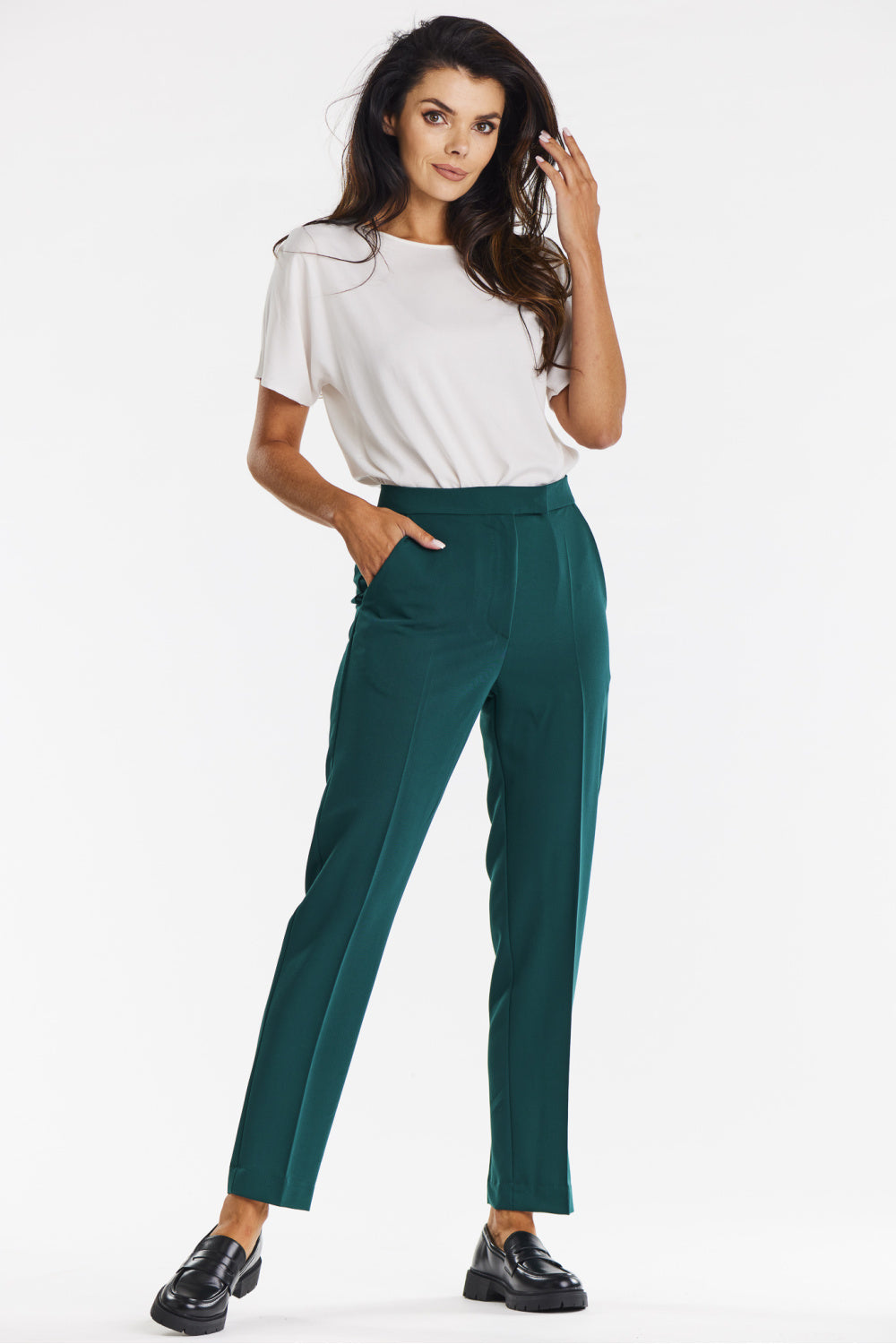 Chaussures à talons femme awama Pantalon Pantalon — vert