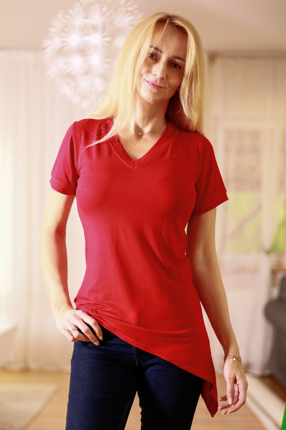 Blouse femme Mirale Chemisier Chemisier — rouge
