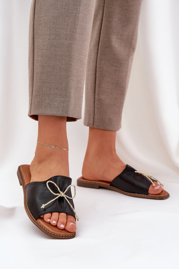Sandales femme Step in style Clacquettes Clacquettes — noir