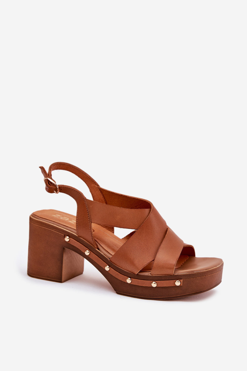 Sandales femme Step in style À Talons À — brun