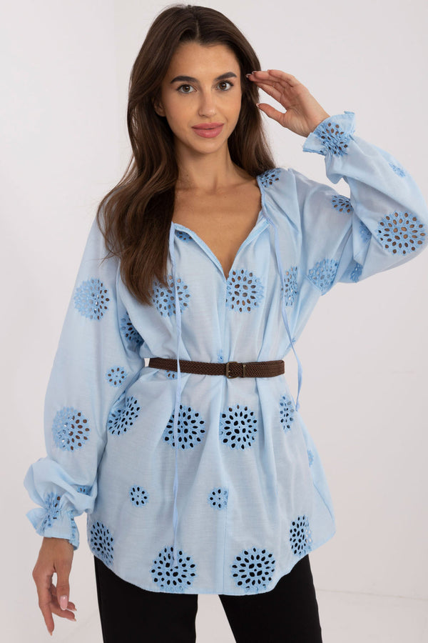 Blouse femme Lakerta Chemisier Chemisier — bleu