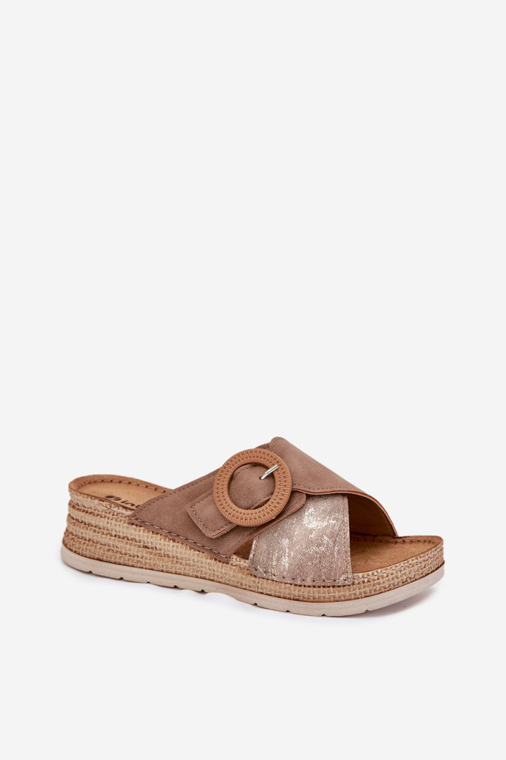 Sandales femme Step in style Clacquettes Clacquettes — brun