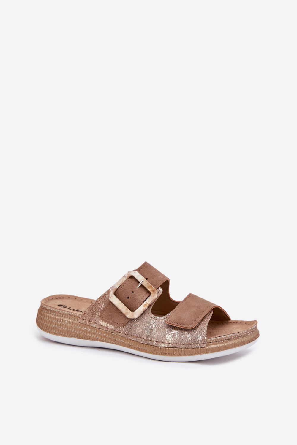 Sandales femme Step in style Clacquettes Clacquettes — brun