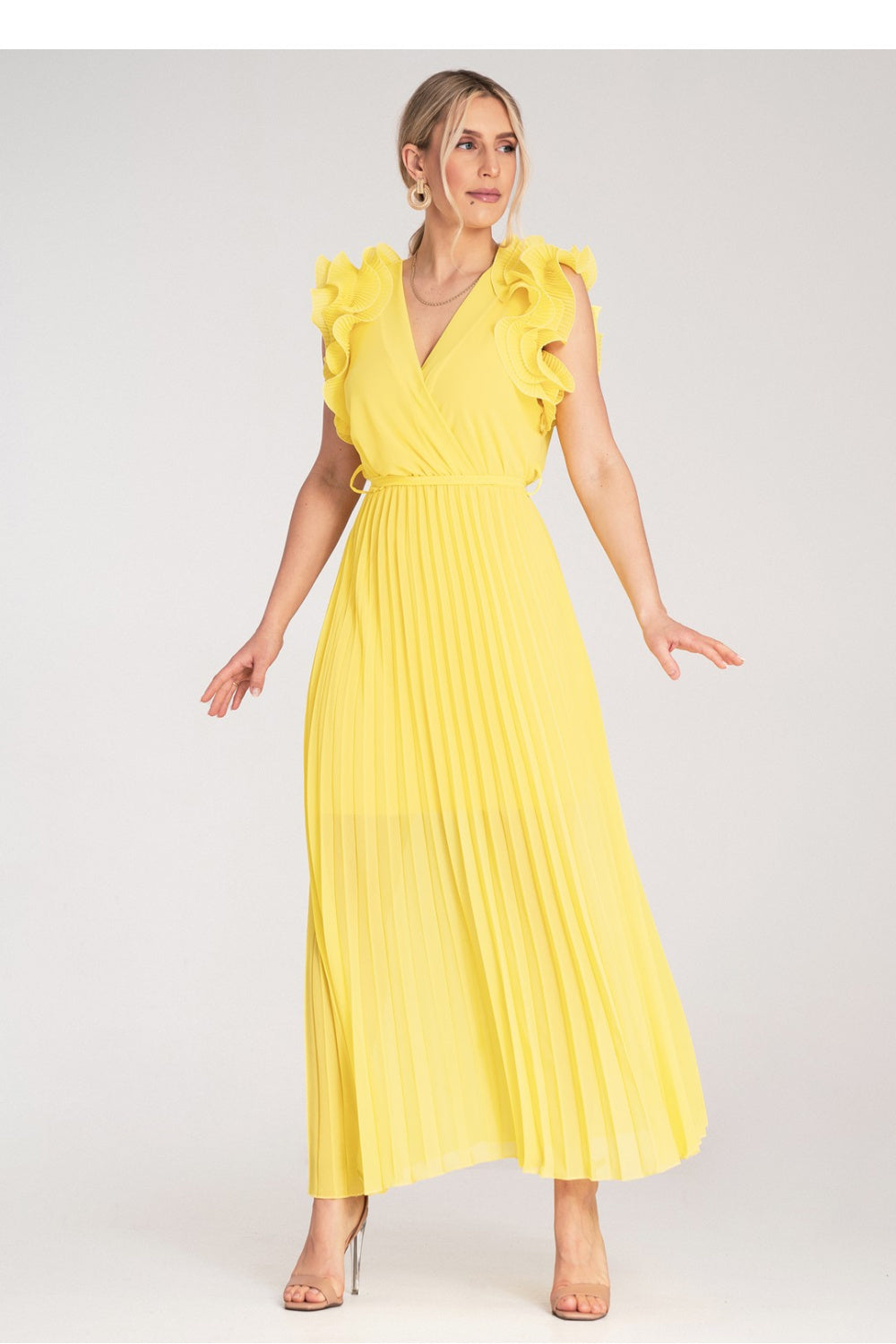 Robe femme Figl De Cocktail De — jaune